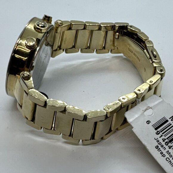 Michael Kors Parker MK5354 Women\'s Gold Stainless Steel Analog Dial Watch JNA624 main image 5